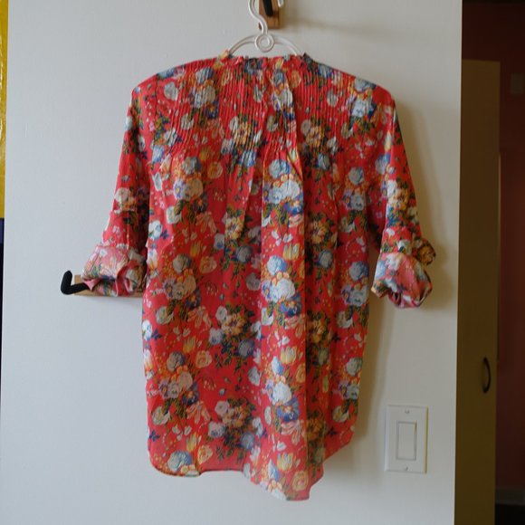 NWT J. Crew X Liberty #L6744 Magical Bouquet floral Popover Shirt 2 0 XS - Picture 11 of 16